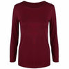 Olivia Plain Casual Long Sleeve T Shirt