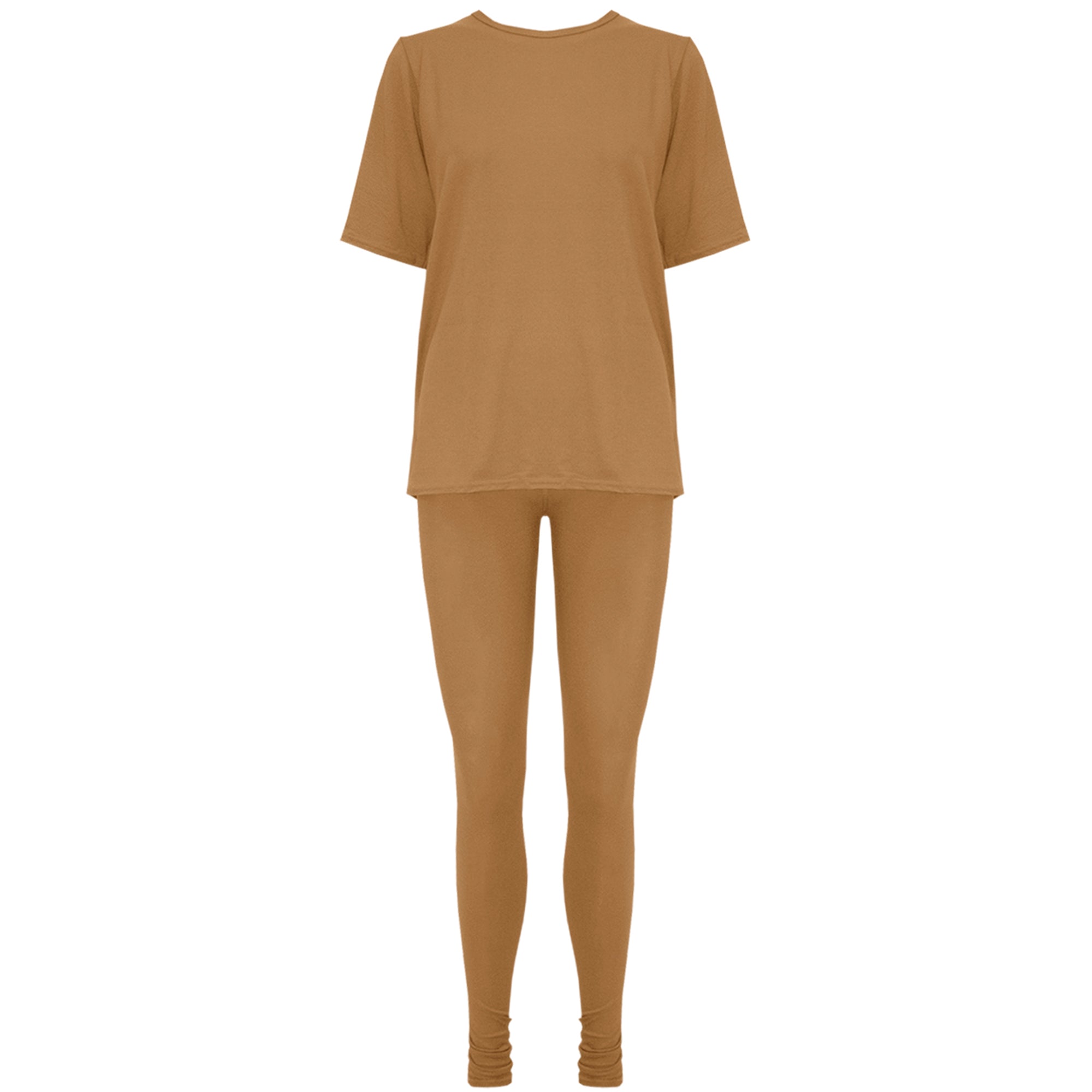 Ava Plain Loungewear Tracksuit Set