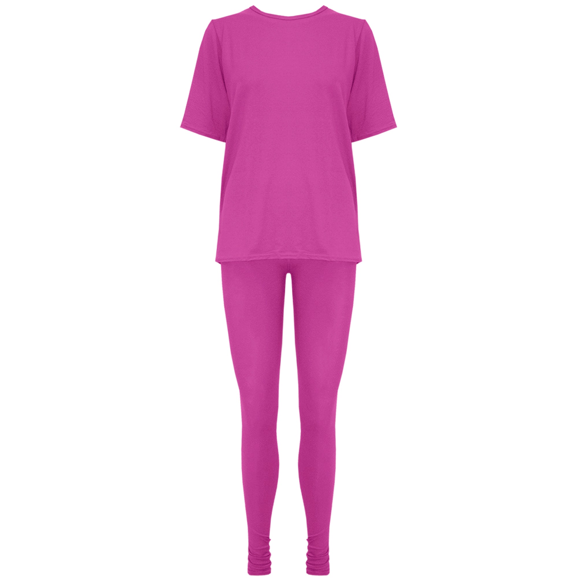 Ava Plain Loungewear Tracksuit Set