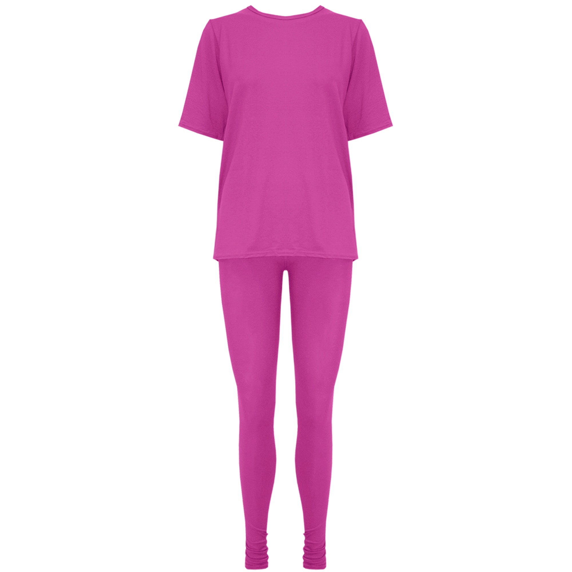 Ava Plain Loungewear Tracksuit Set