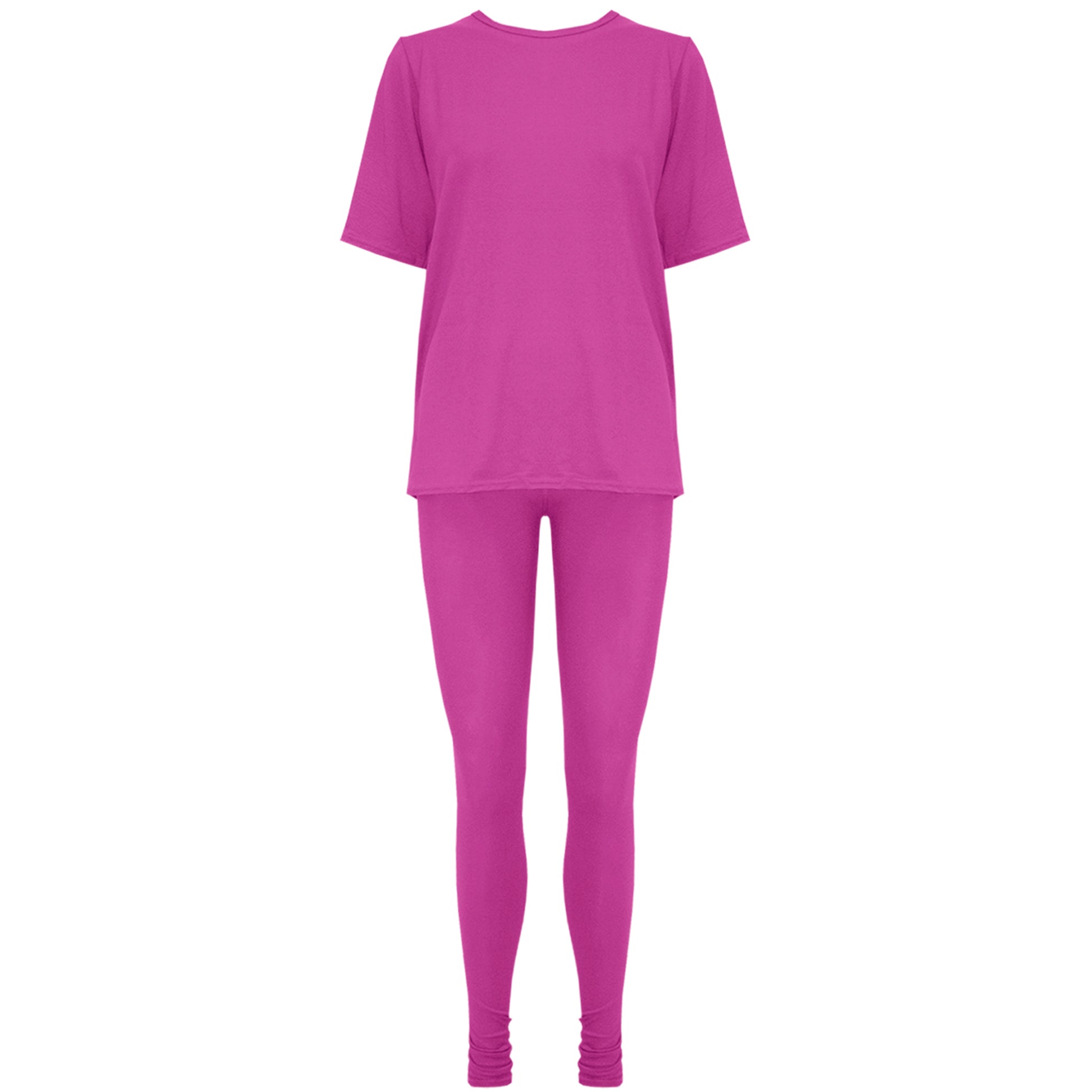 Ava Plain Loungewear Tracksuit Set