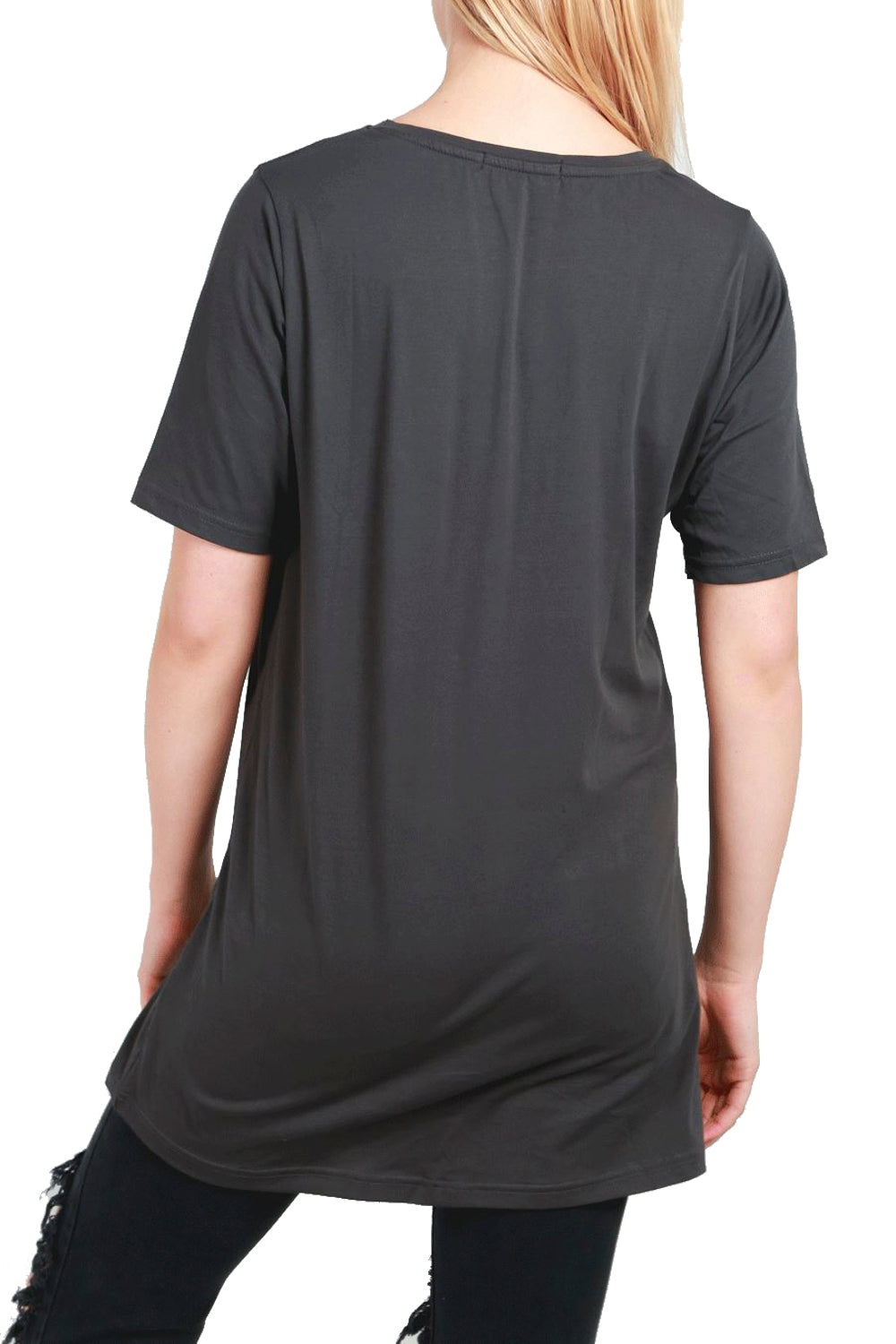 Clara Twin Heart Floral Oversized T Shirt Dress