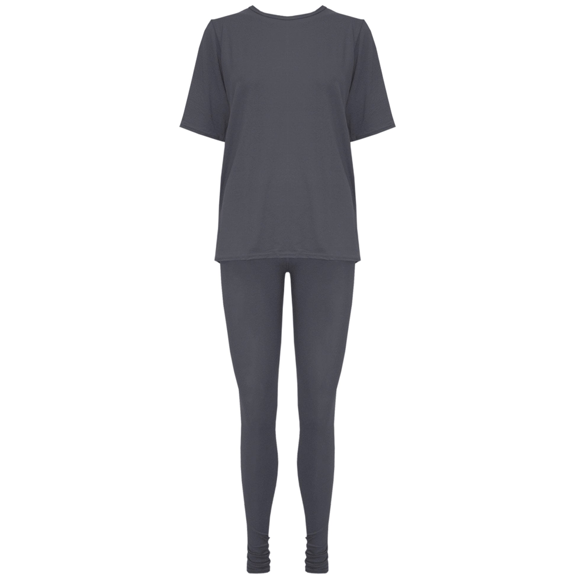 Ava Plain Loungewear Tracksuit Set