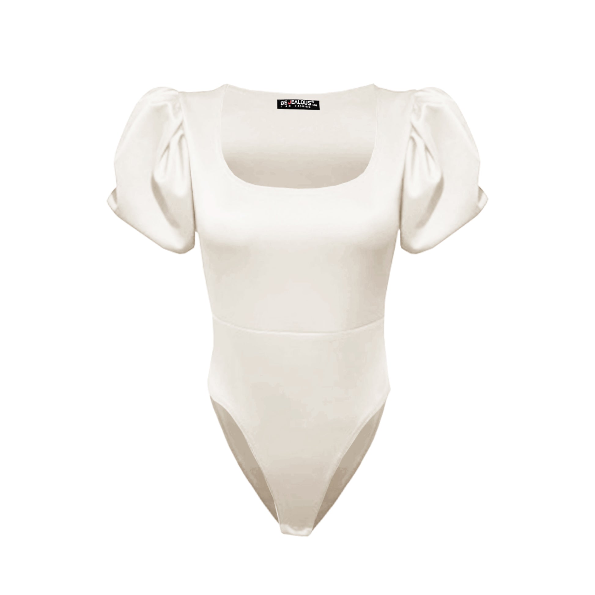 Lily Cap Sleeve Plain Puff Bodysuit