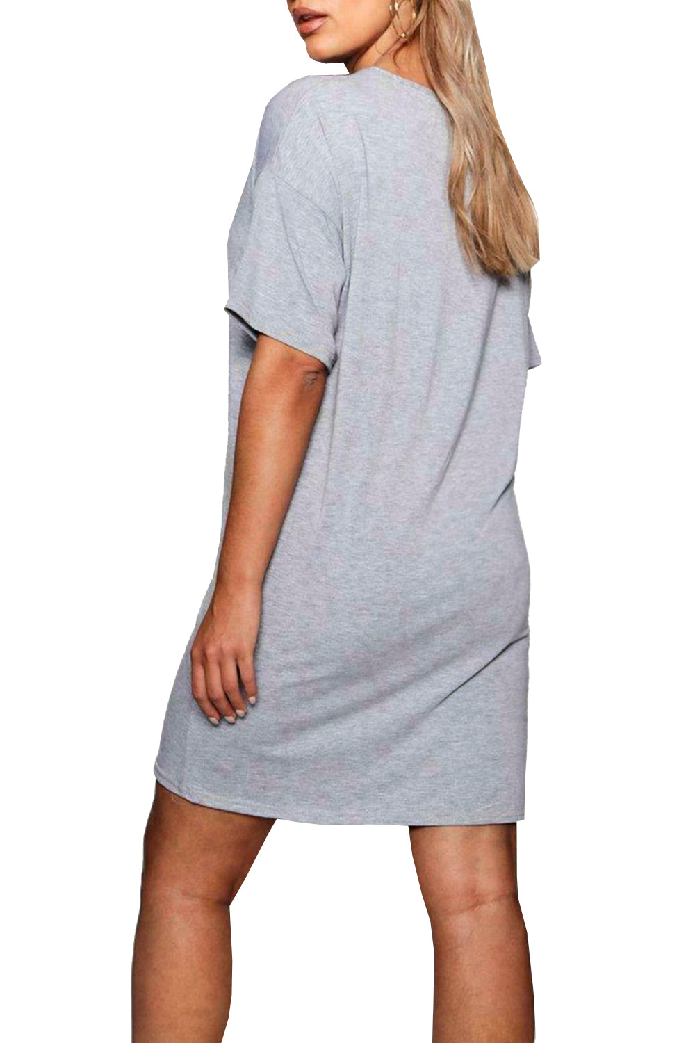 Clara Twin Heart Floral Oversized T Shirt Dress