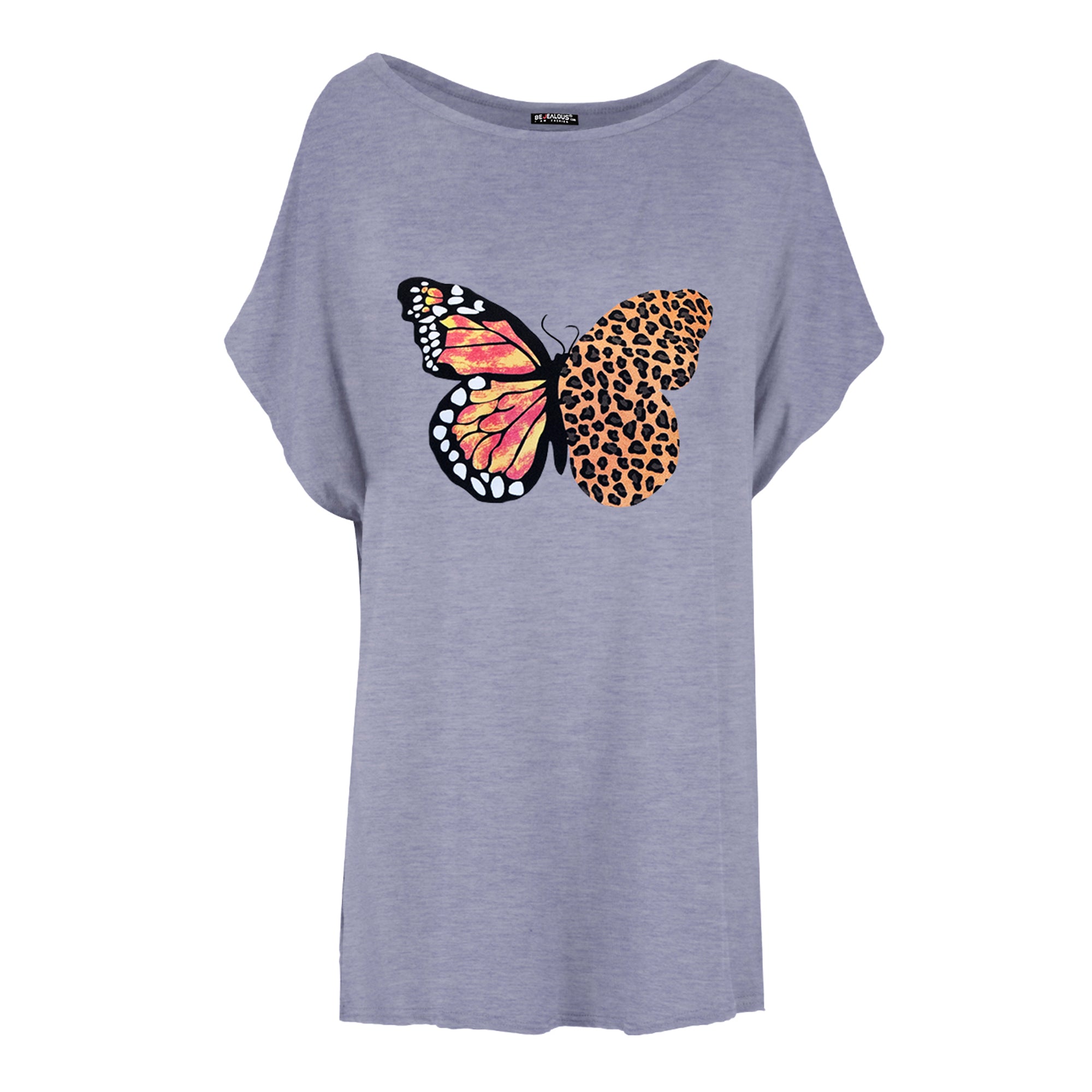 Aria Butterfly Printed Baggy T-Shirt