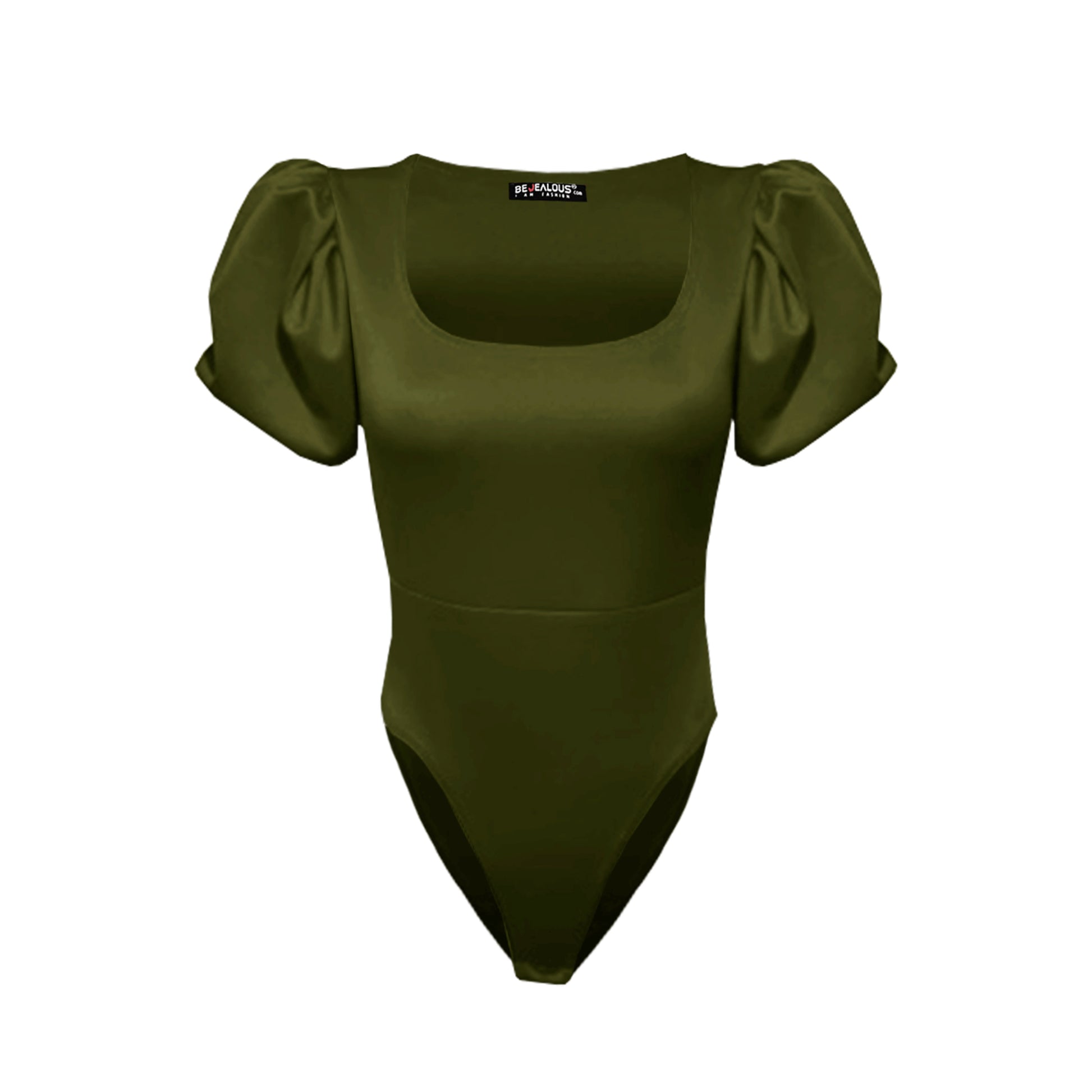 Lily Cap Sleeve Plain Puff Bodysuit