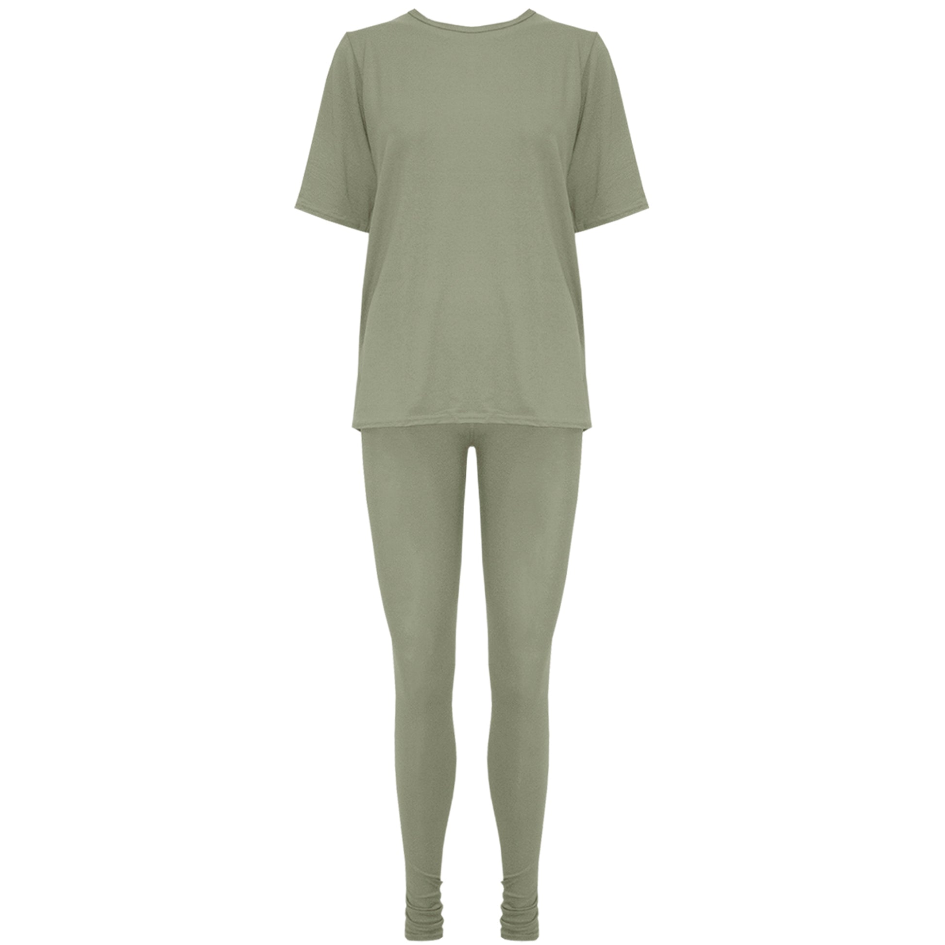 Ava Plain Loungewear Tracksuit Set