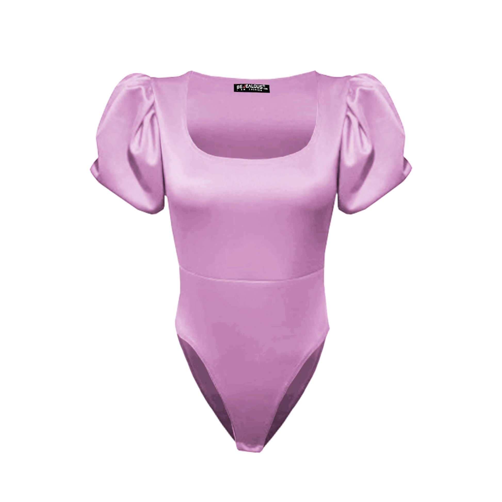 Lily Cap Sleeve Plain Puff Bodysuit