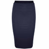 Mia Plain Stretchy Bodycon Midi Skirt