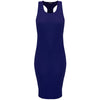 Lily Plain Muscle Racer Back Midi Dress