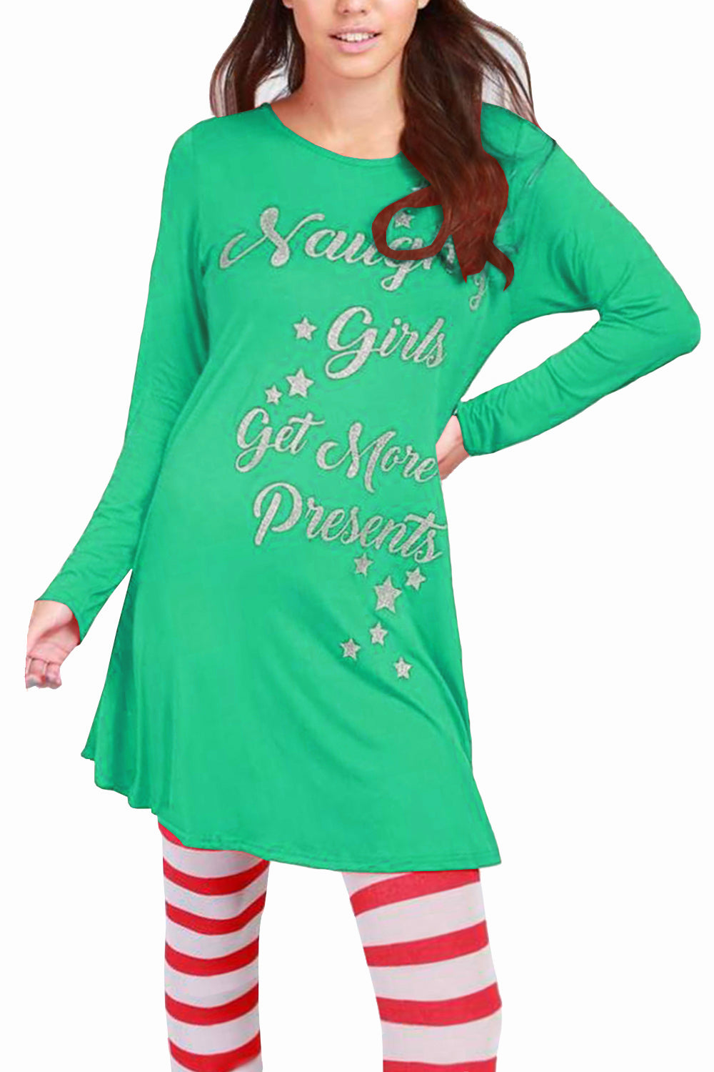 Christmas Reindeer Swing Dress