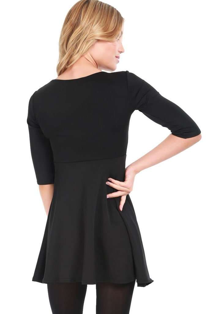 Alarna Lace V Neck Mini Skater Dress - bejealous-com