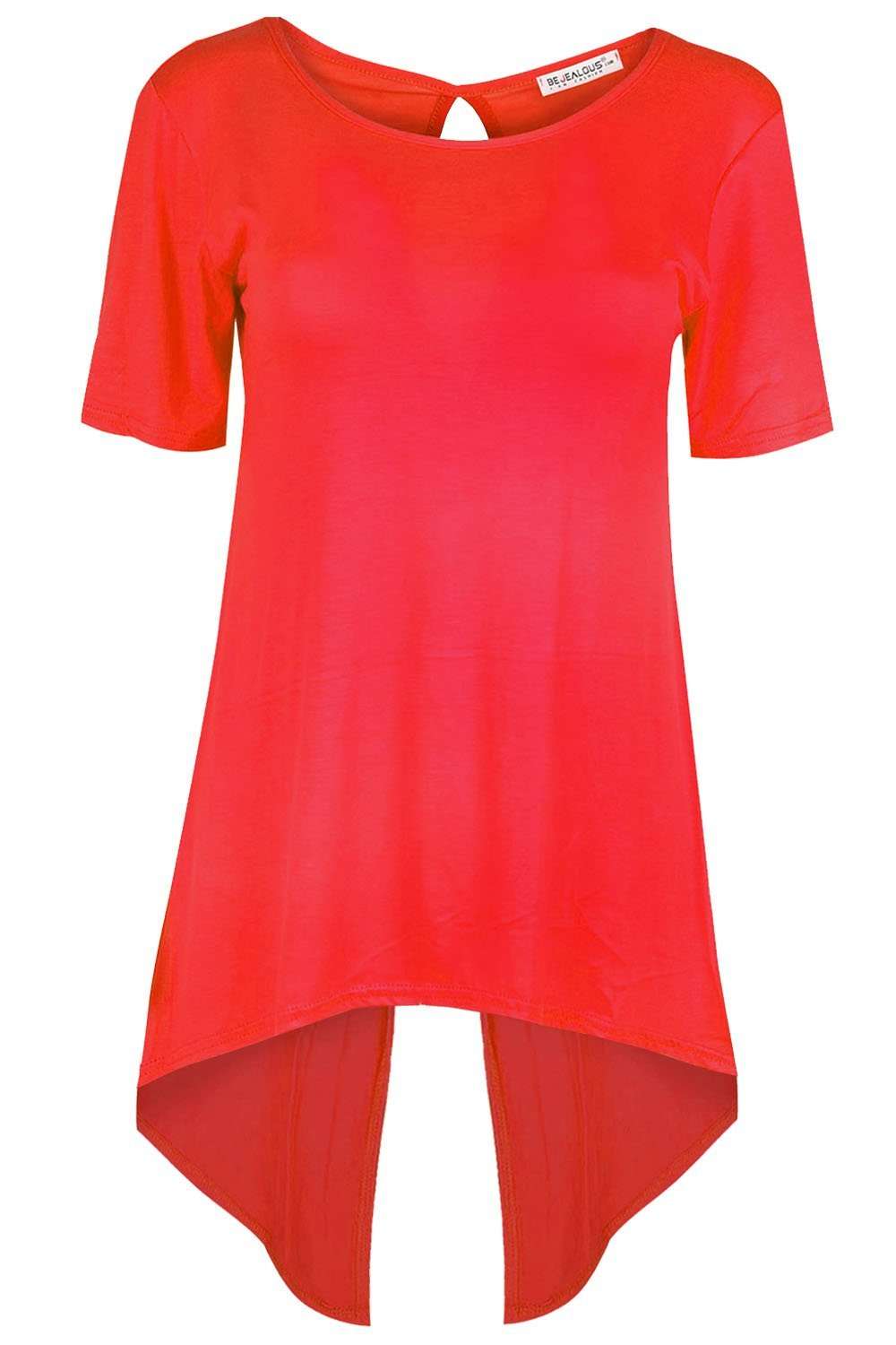 Alarna Open Back Short Sleeve Tshirt - bejealous-com