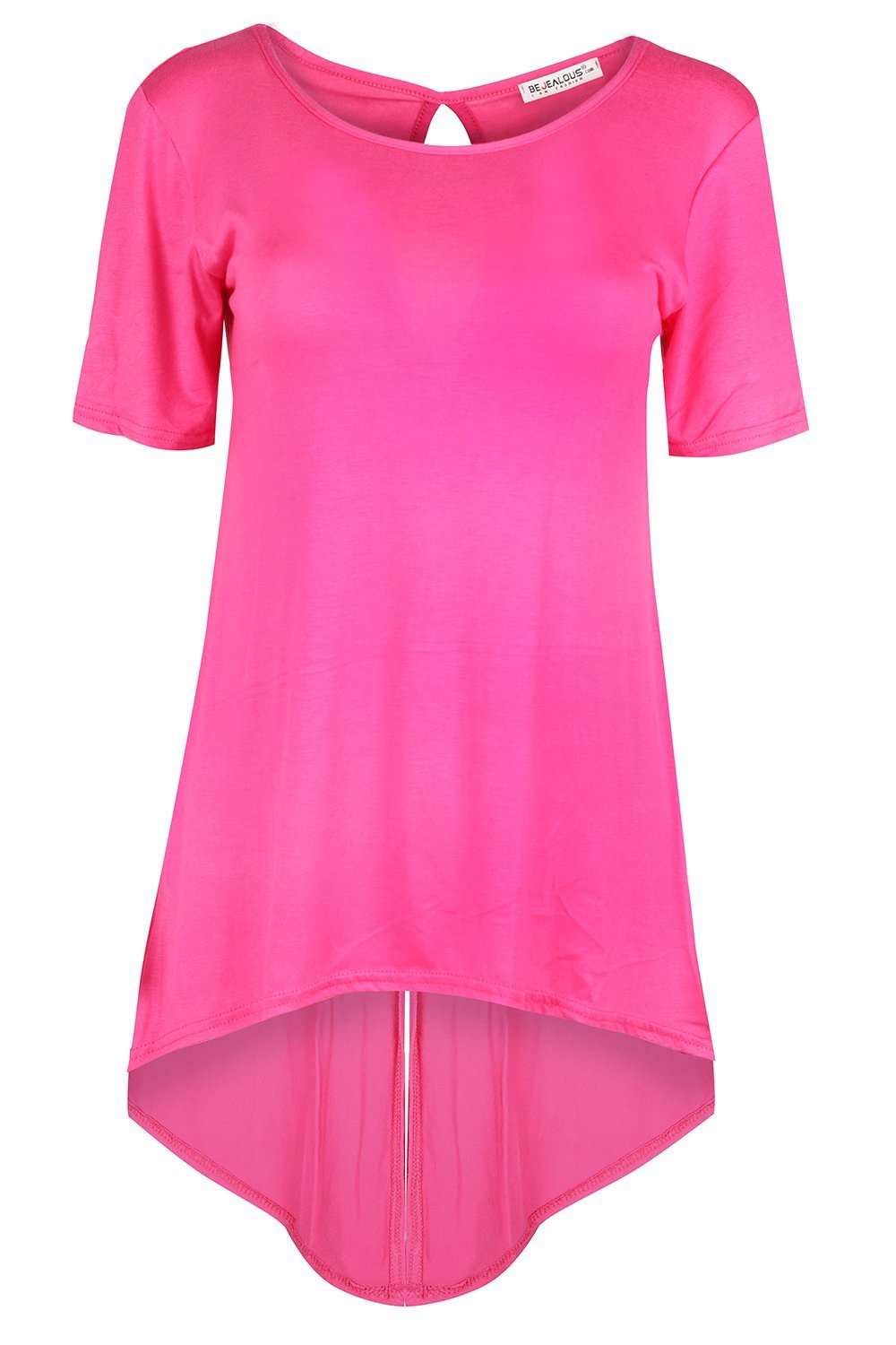 Alarna Open Back Short Sleeve Tshirt - bejealous-com