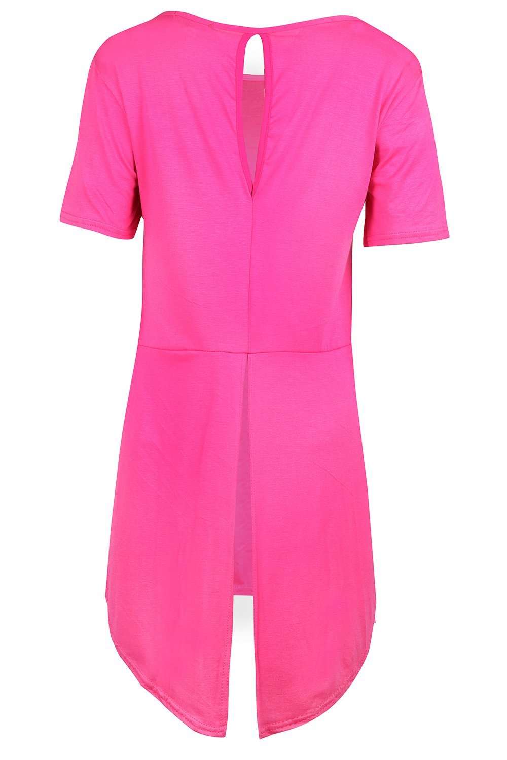 Alarna Open Back Short Sleeve Tshirt - bejealous-com