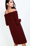 Alexia Bardot Long Sleeve Ribbed Mini Dress - bejealous-com
