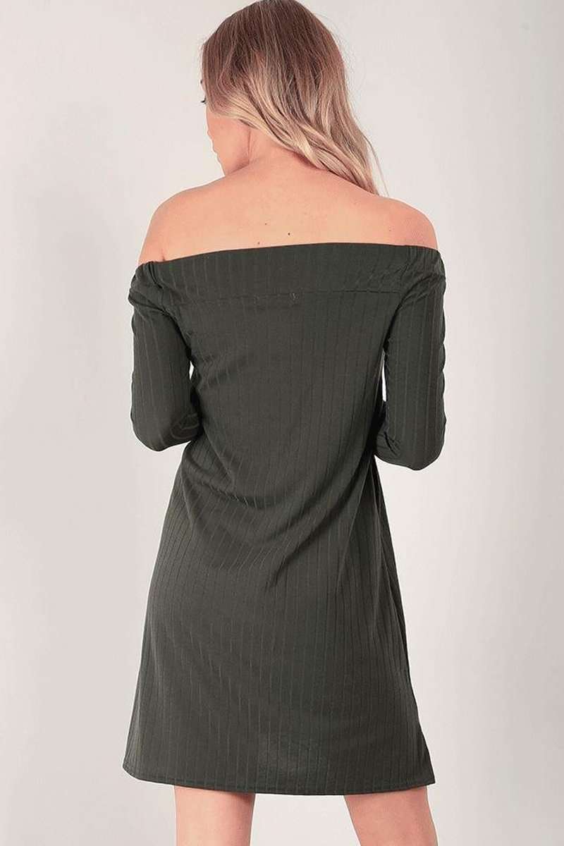 Alexia Bardot Long Sleeve Swing Dress - bejealous-com