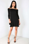 Alexia Bardot Long Sleeve Swing Dress - bejealous-com