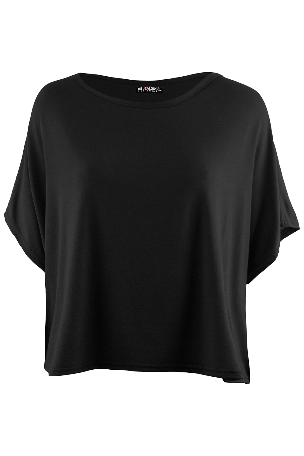 Alliah Baggy Cropped Plain Jersey Tshirt - bejealous-com