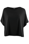 Alliah Oversized Cropped Plain Jersey Tshirt - bejealous-com