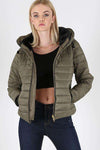 Amanda Faux Fur High Collar Quilted Puffer Coat - bejealous-com