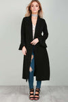 Amber Frill Sleeve Midi Trench Jacket - bejealous-com