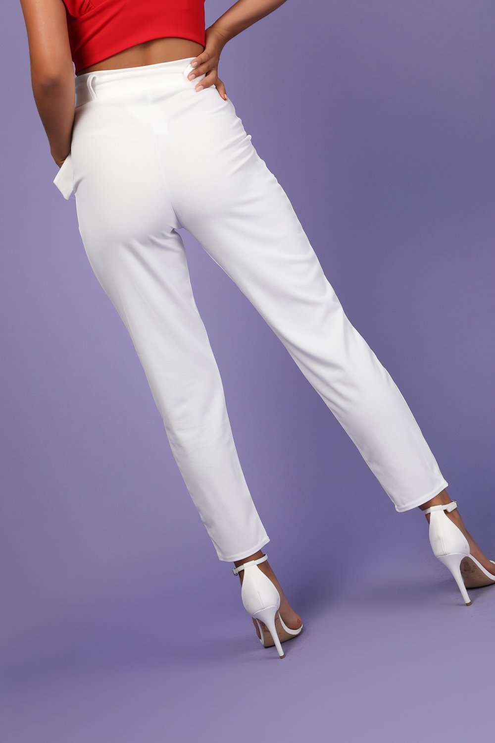 Bailee High Waist D Ring Cigarette Trousers - bejealous-com