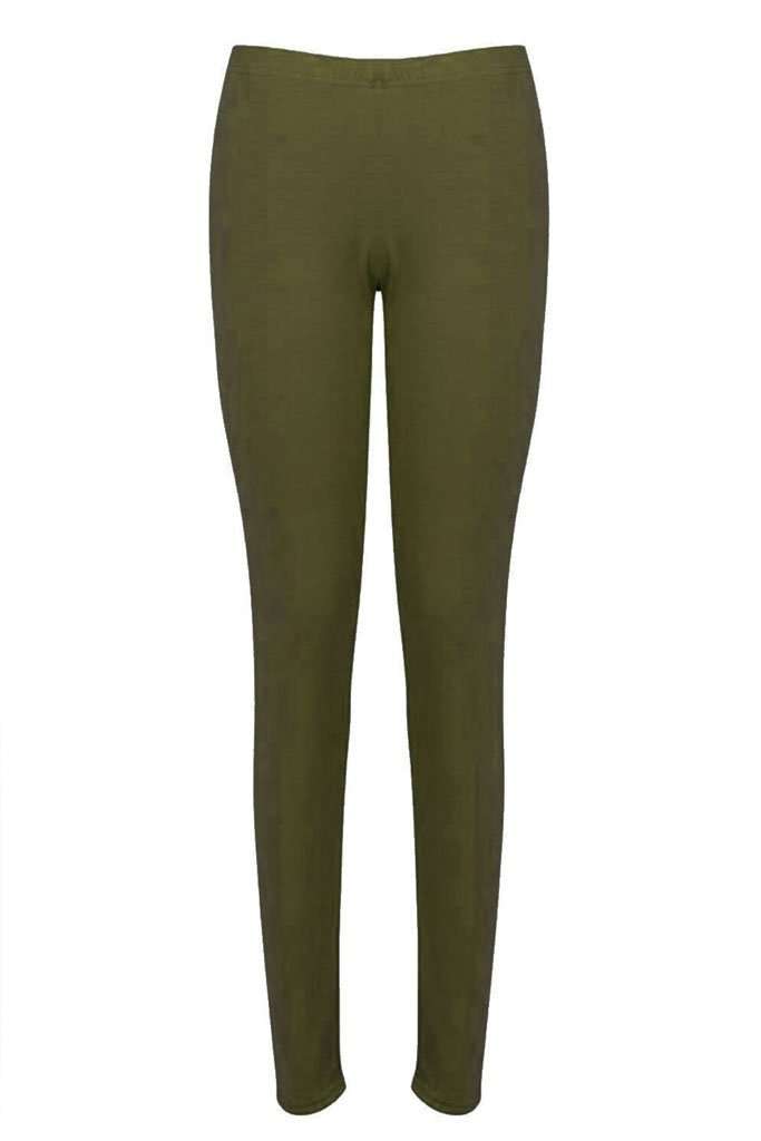 Bailie High Waist Basic Jersey Leggings - bejealous-com