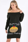 Bardot Maternity Christmas Pudding Jumper Dress - bejealous-com