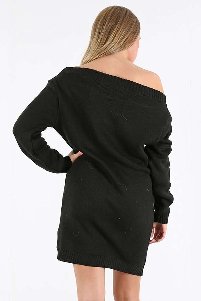 Bardot Maternity Christmas Pudding Jumper Dress - bejealous-com