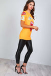 Beckie Abstract Graphic Print Baggy Tshirt - bejealous-com