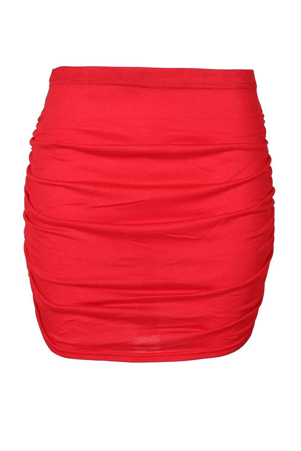 Bella High Waist Ruched Mini Skirt - bejealous-com