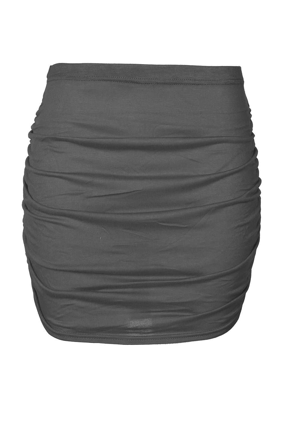 Bella High Waist Ruched Mini Skirt - bejealous-com
