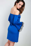 Billie Bardot Flare Sleeve A-Line Mini Dress - bejealous-com