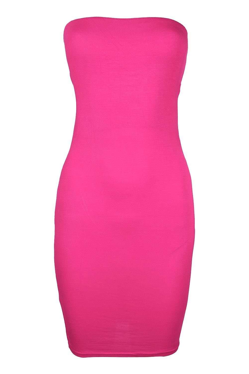 Black Basic Bandeau Bodycon Mini Dress - bejealous-com