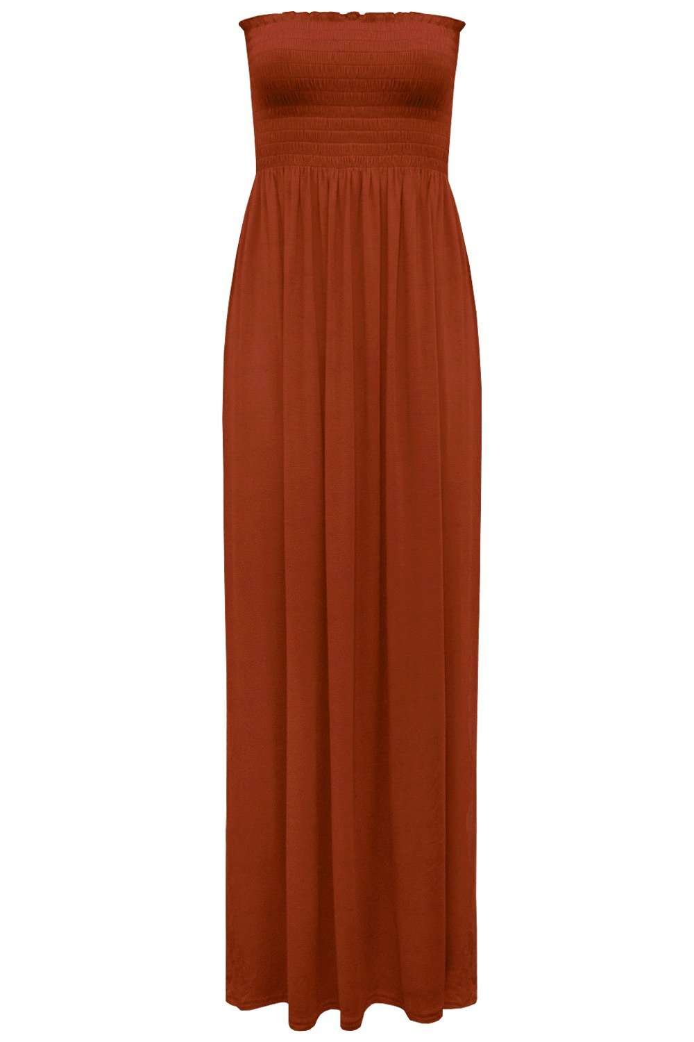 Black Strapless Sheering Bandeau Maxi Dress - bejealous-com