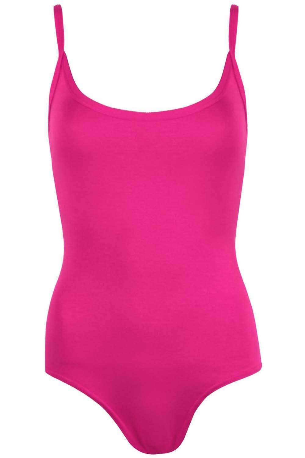 Black Strappy Stretch Basic Jersey Bodysuit - bejealous-com
