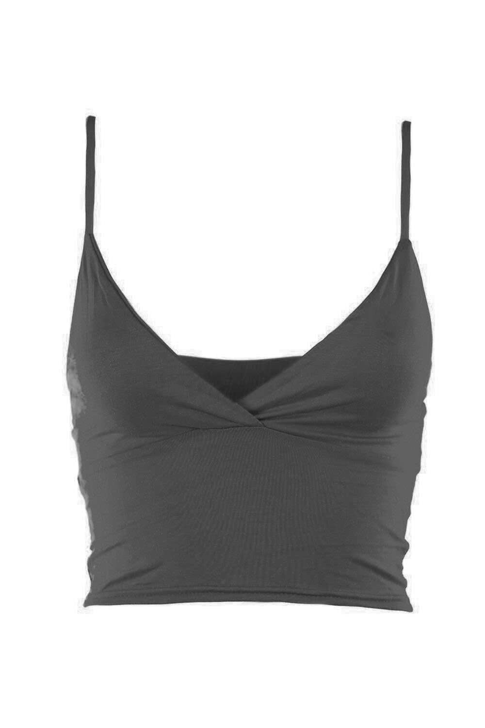 Breanne Wrap Front Cami Crop Top - bejealous-com