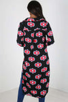 Brionie Floral Blossom Chiffon Midi Shirt Dress - bejealous-com