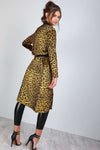 Cadie Leopard Print Faux Velour Maxi Cardigan - bejealous-com