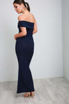 Callie Bardot Bow One Shoulder Maxi Dress - bejealous-com