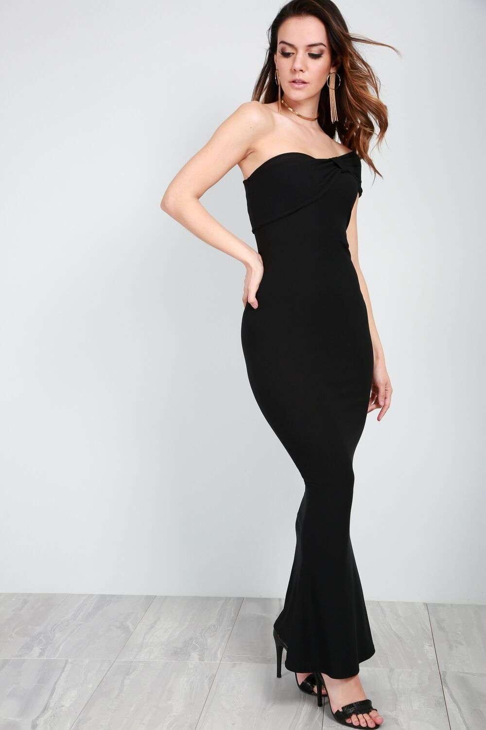Callie Bardot One Shoulder Fishtail Maxi Dress - bejealous-com