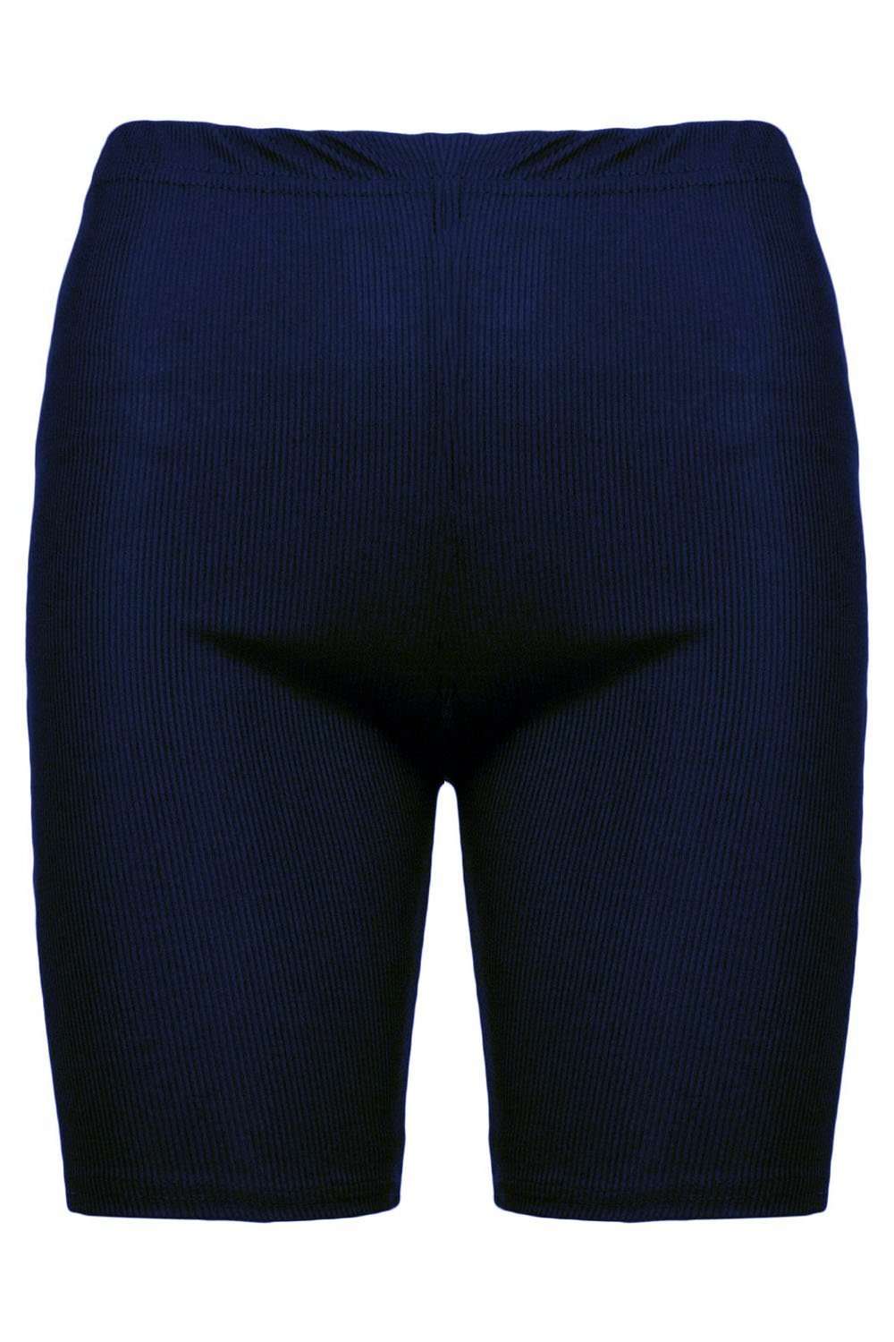 Callie High Waisted Ribbed Cycling Shorts - bejealous-com