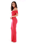 Callie Off Shoulder Fishtail Maxi Dress - bejealous-com