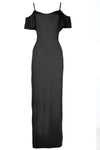 Camillia Off Shoulder Flute Sleeve Maxi Dress - bejealous-com