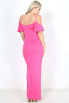 Camillia Off Shoulder Strappy Maxi Dress - bejealous-com
