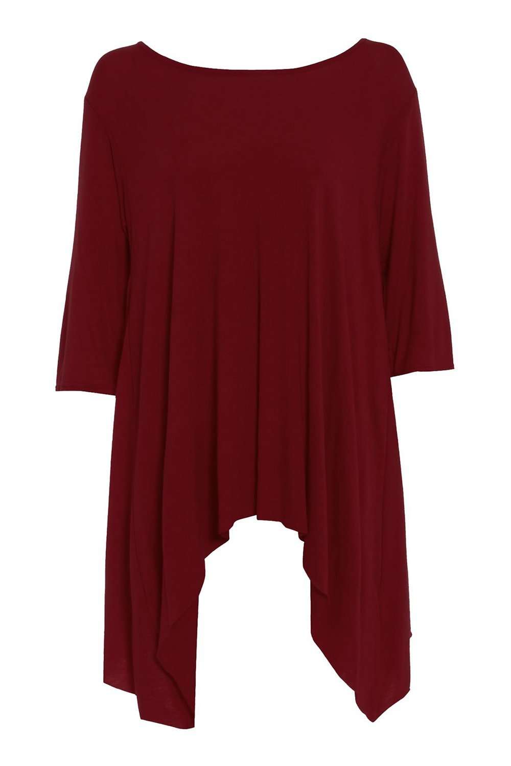 Carly Long Sleeve Dipped Hem Baggy Top - bejealous-com