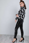 Carrie Monochrome Leopard Print Knitted Jumper - bejealous-com