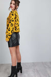 Carrie Monochrome Leopard Print Knitted Jumper - bejealous-com